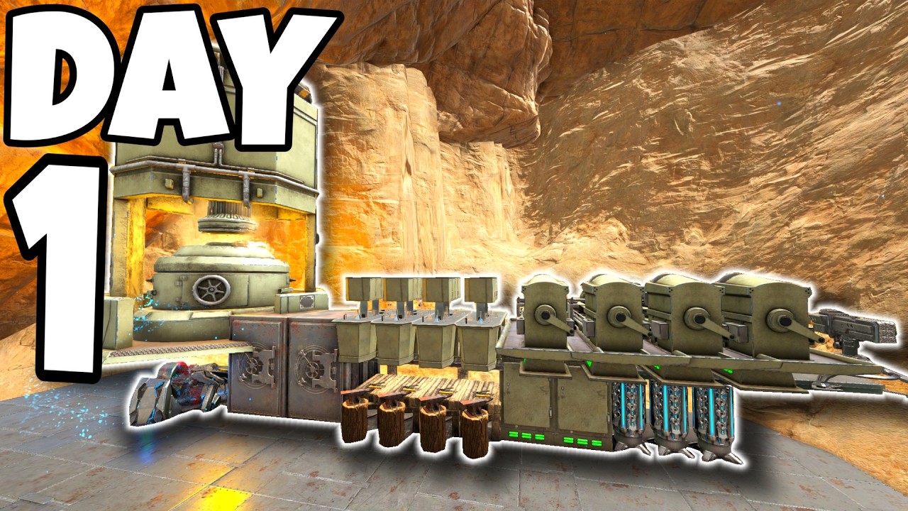 I Claimed Desert Crack To Compete For Alpha VS 1,000 Players - Ark PvP