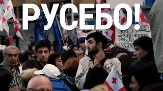 Русебо! Российские эмигранты на фоне протестов в Грузии