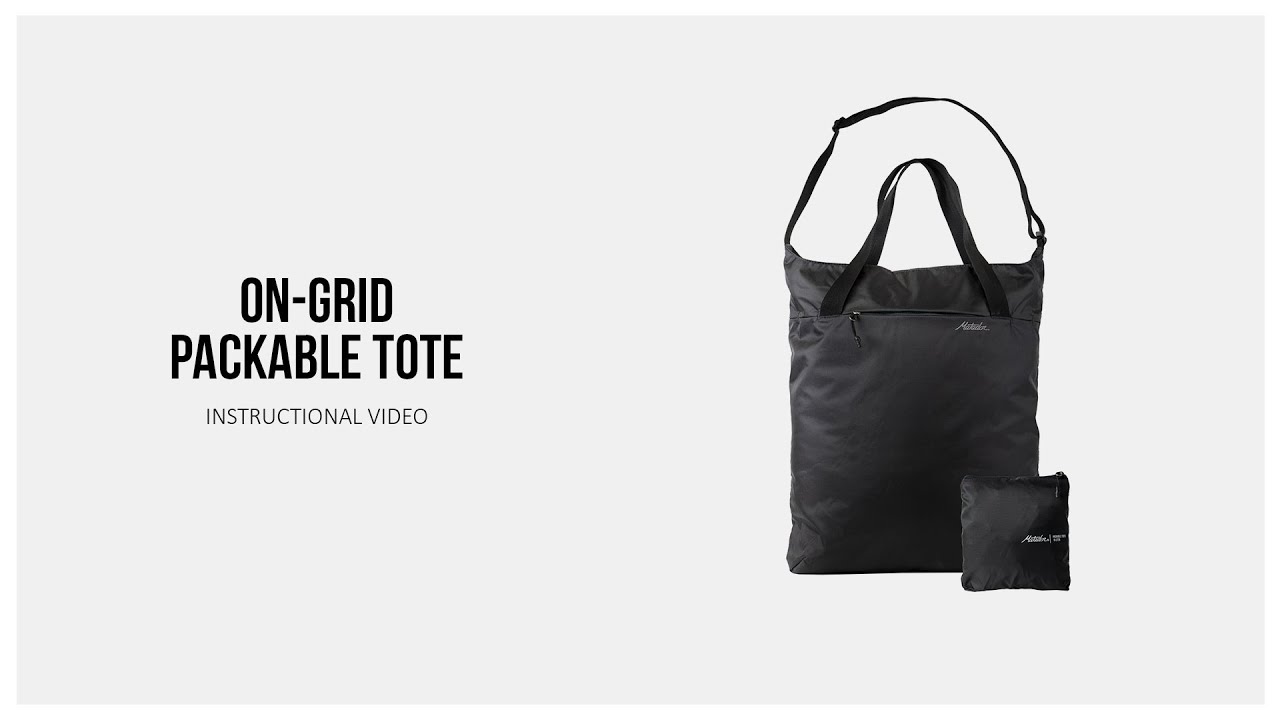 Matador On-Grid Packable Tote Demo - YouTube