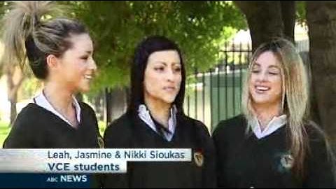 Students begin VCE exams