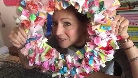 How To Make A Rag Wreath