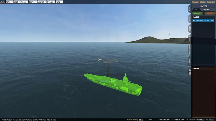 VTOL VR - Mission Editor Basic Tutorial