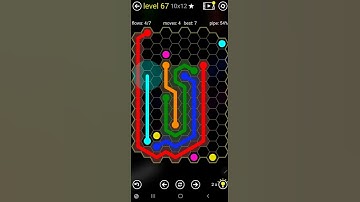 How To Solve Flow Free Hexes Extreme Hextangle Pack Level 67 Board Walk Through Solution Walkthrough