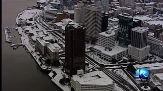 Chopper 10 video: Aerials of a snow-covered Hampton Roads