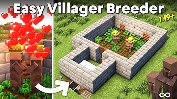 Minecraft Infinite Villager Breeder Tutorial 1.21 | Easy and Simple Design