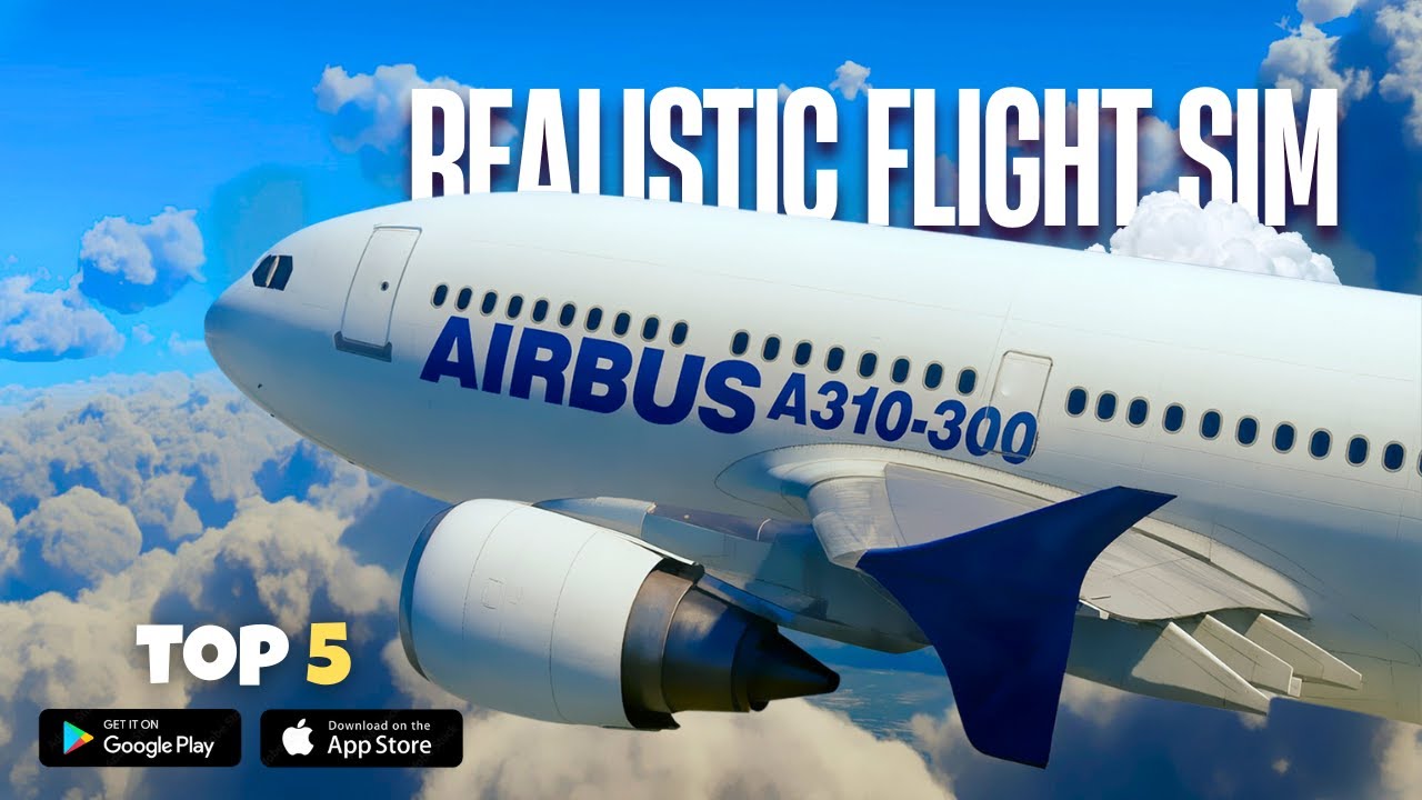 TOP 5 BEST PLANE GAMES FOR ANDROID IN 2026 | REALISTIC FLIGHT SIMULATOR GAMES!