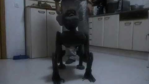 Robot monkey made of Arduino+EasyVR (spanish)