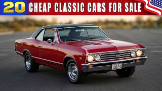 OMG! 20 Classic Cars for Sale CHEAP, Collector Deals! 🚗💲