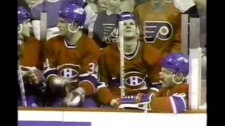 Canadiens - Flyers rough stuff 11/26/86