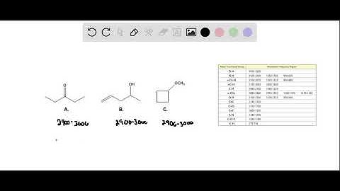 Question 45 (1 point) Which of the following statements is (are) accurate about the IR spectrum of …