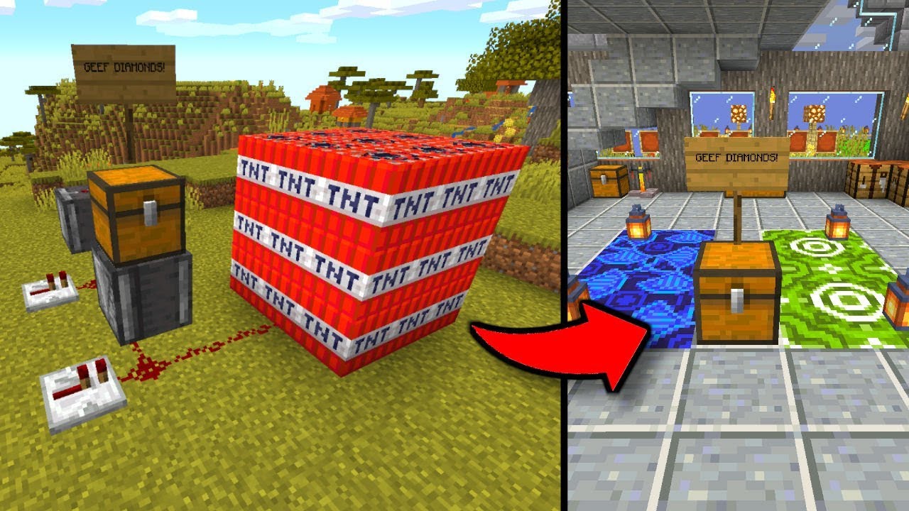 ALS HARM DE KIST WEG SLAAT GAAT DE VAL IN MINECRAFT AF!!