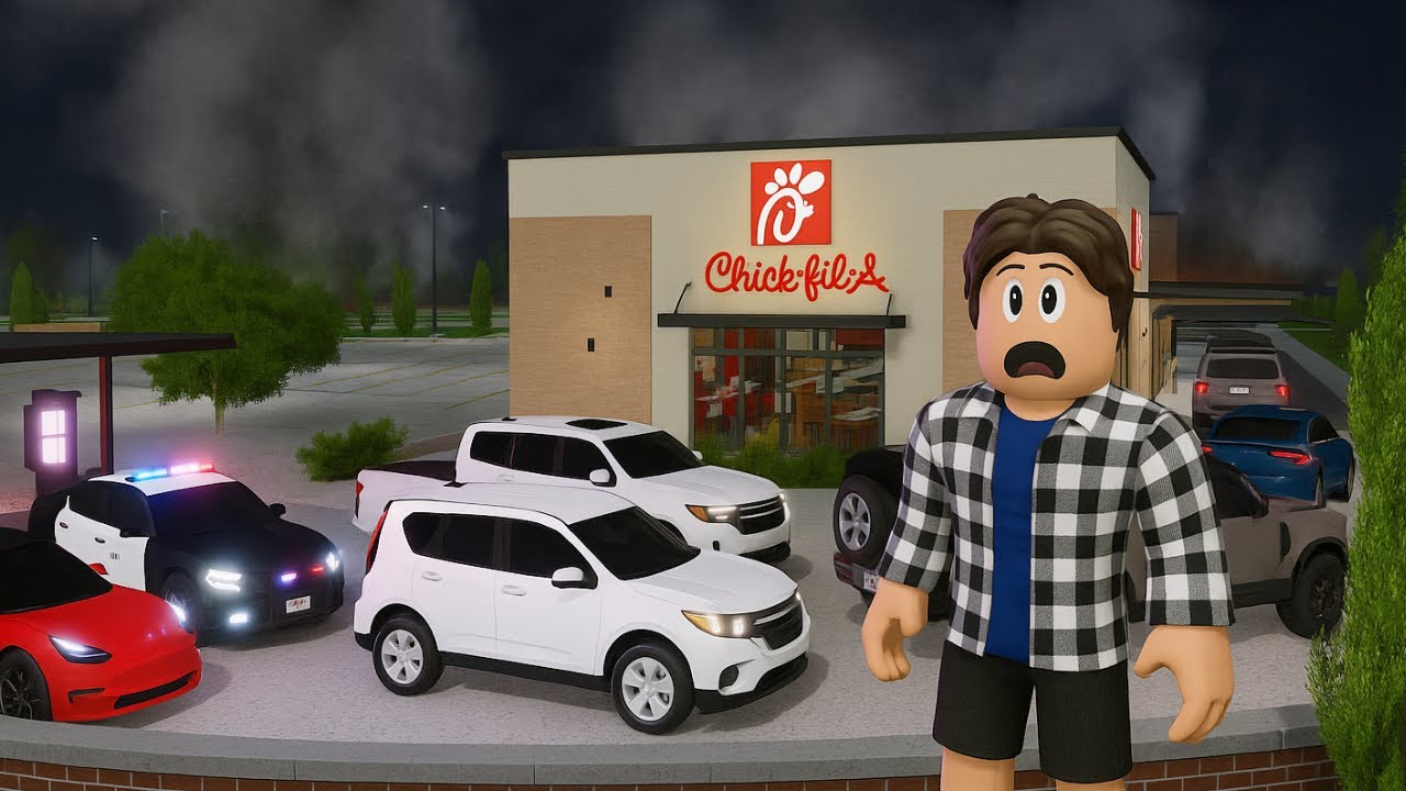 *NEW* Chick-Fil-A BUSY Drive Thru CRASH Evacuation in Rensselaer County Roblox
