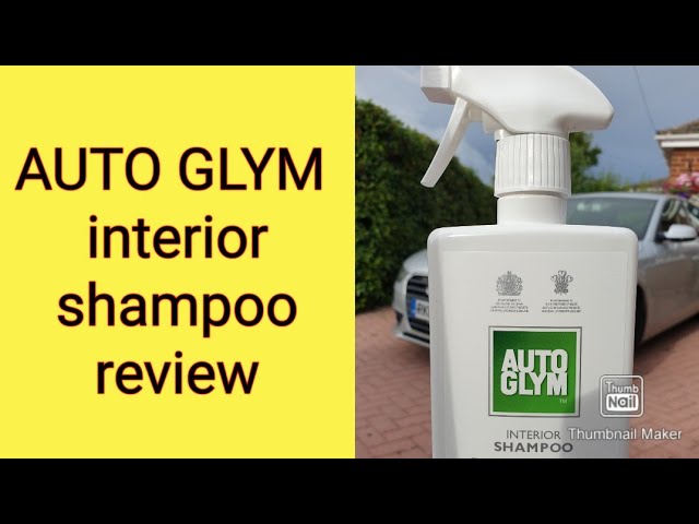 bue Automatisering storhedsvanvid Auto Glym interior shampoo review - YouTube