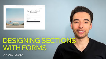 Designing sections with forms | Wix Studio
