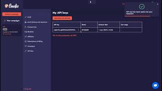 Getting Emelia API Credenitals for n8n