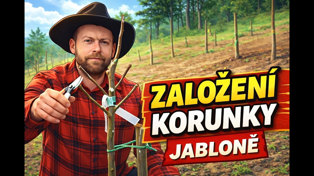 Jarní povýsadbový řez jabloní, jak správně založit korunku a kdy je lepší řez na špičák - 2026