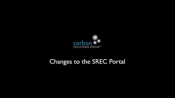 SREC Portal Update Tutorial