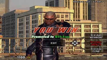 Tekken 5 - Raven - Arcade Mode - HD - 60 FPS - Beginner - 1st Kyu