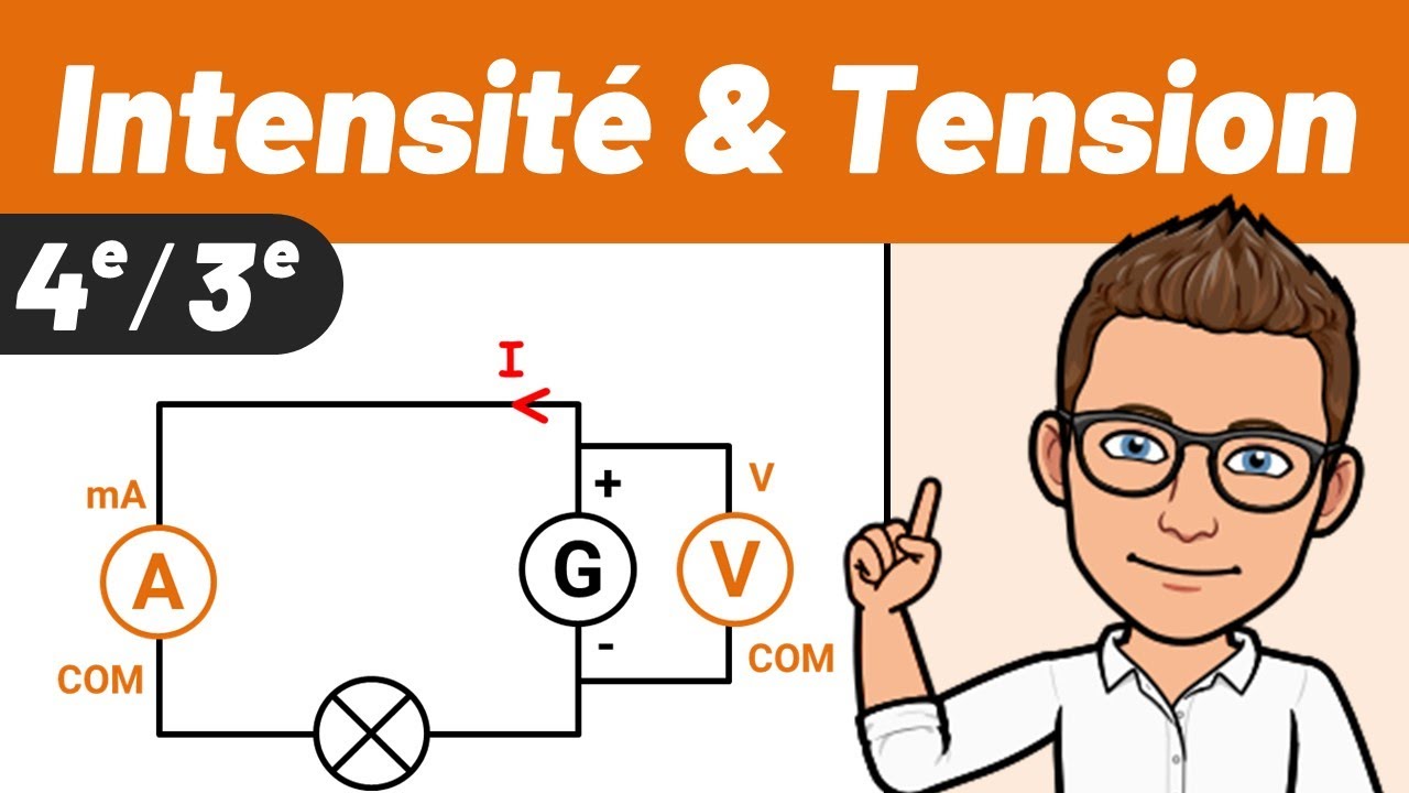 COMMENT MESURER l'intensité ? La tension électrique ? 💪 Exercice | 4e