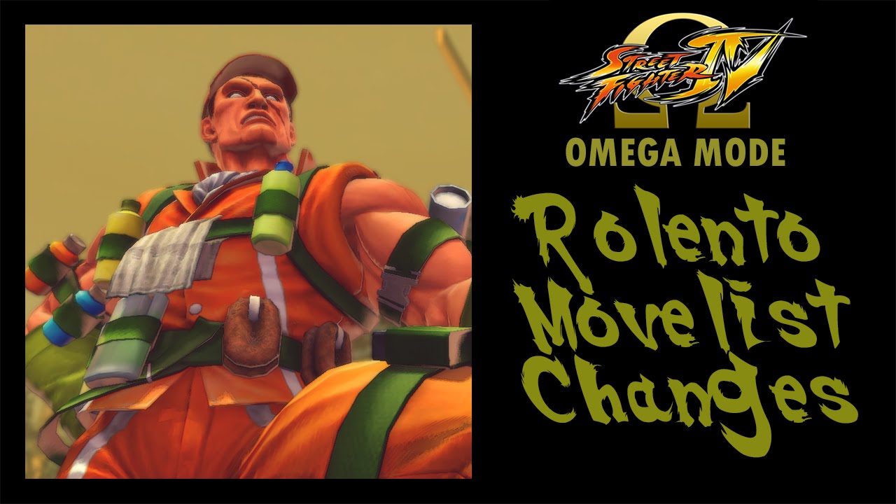 If Rolento joins Street Fighter 5: Champion Edition's 'Season V' roster,  then what cues could he take from his Omega Street Fighter 4 version?