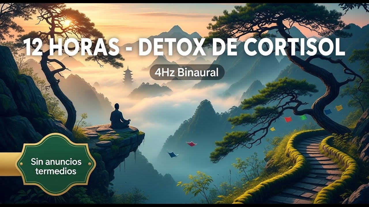 BAJAR EL CORTISOL Y REDUCIR ANSIEDAD | DETOX DE CORTISOL: 12 HORAS 🌿 ...