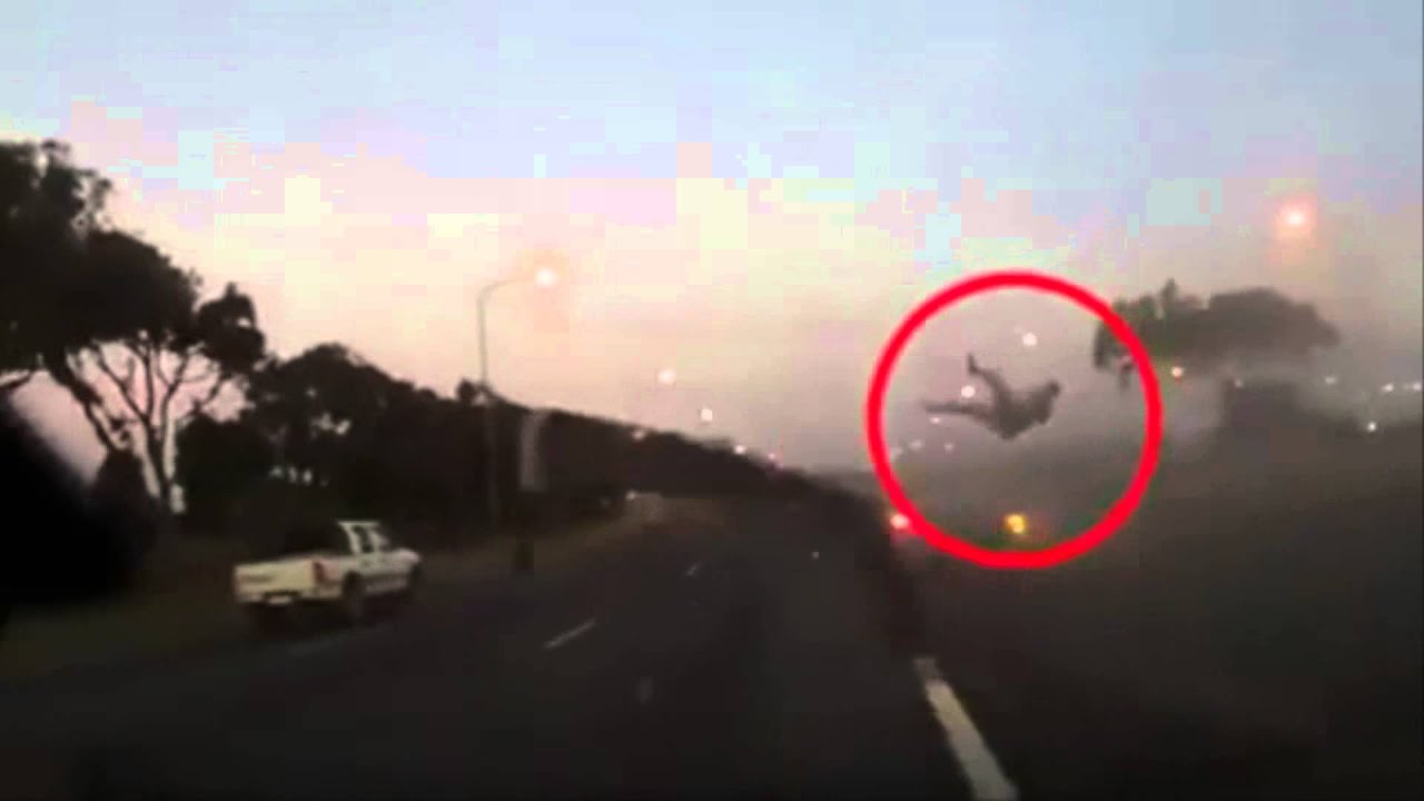 spectacular crash of a driver ejected from his car - YouTube