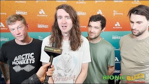 Mayday Parade Backstage Interview at Audacy Beach Festival