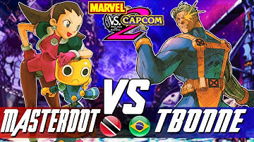 Marvel Vs Capcom 2:🔥masterdot Vs tbonne🔥| High Level Gameplay.