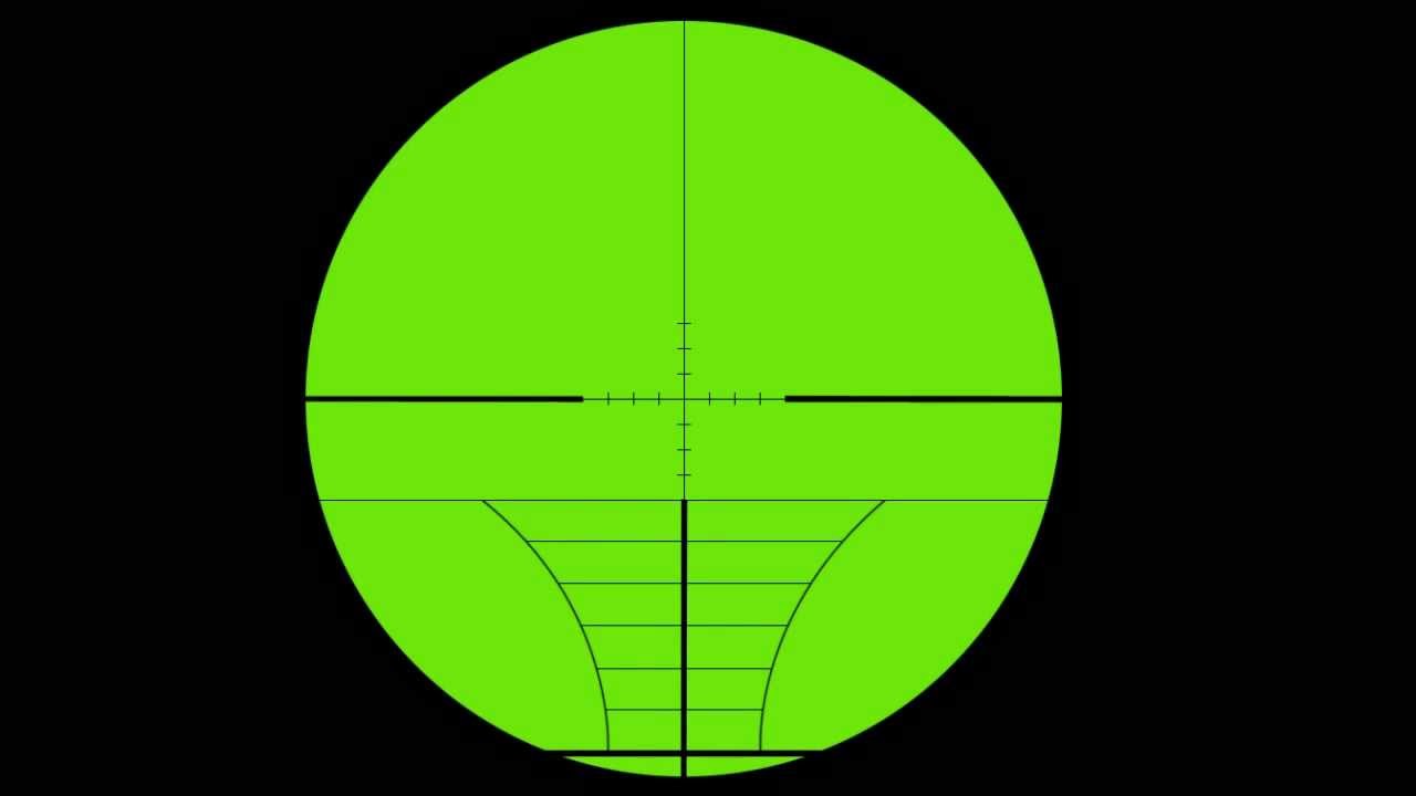 sniper crosshair - green screen effect - YouTube