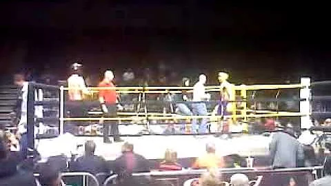 michael rowell fights his second fight in toughman