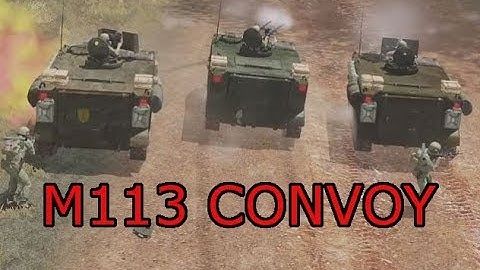 Vietnam M113 Convoy! Arma 3 Zeus Ops