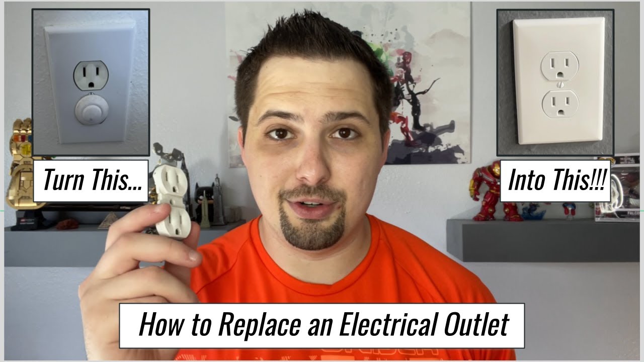 How to Replace an Electrical Outlet YouTube