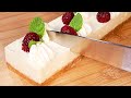 濃厚レアチーズケーキの作り方/クリスマスレシピHow To Make No-Bake  Cheesecake