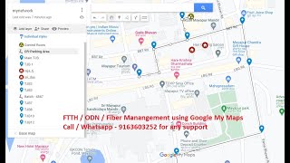 Fiber Network Management / Optical Distribution Networks (ODN)  using Google My Map screenshot 5
