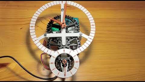 Arduino controlled mechanical clock