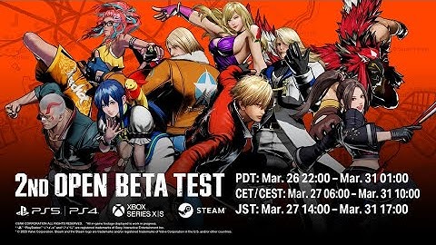 Fatal Fury City of the Wolves - Open Beta Test 2: #fatalfurycityofthewolves  #livegameplay
