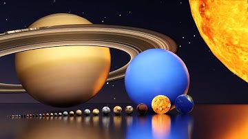 Solar System 3D Size Comparison | True Scale Animation