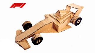 How To Make Formula 1 From Cardboard | Cardboard Formula 1 | Cardboard Car