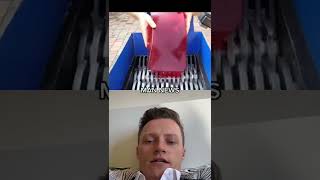 Gelatine Vs Shredder  Man News satisfying asmrsounds humor