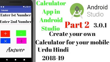 Create Simple Calculator app in android studio 3.0.1 (Part2)