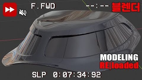 Blender 3D Timelapse 1989 Batmobile phase 5: cockpit