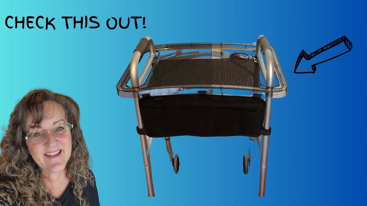 Turn any walker into a mobile table, Simple Upgrade for Folding Walkers