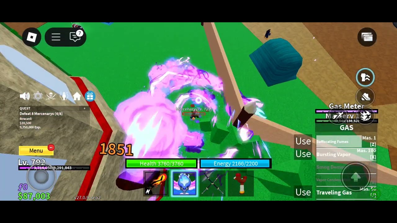 Grinding till i reach lvl 793 in roblox blox fruit part-6 - YouTube