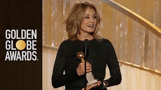 Jessica Lange Wins Best Supporting Actress TV Series  - Golden Globes 2012