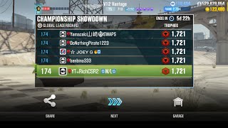 CSR2 | Season 242 | Championship Showdown | Top 500 | Aston Martin V12 Vantage |
