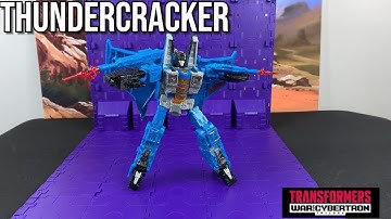 Transformers Siege: War for Cybertron Thundercracker Unboxing and Review