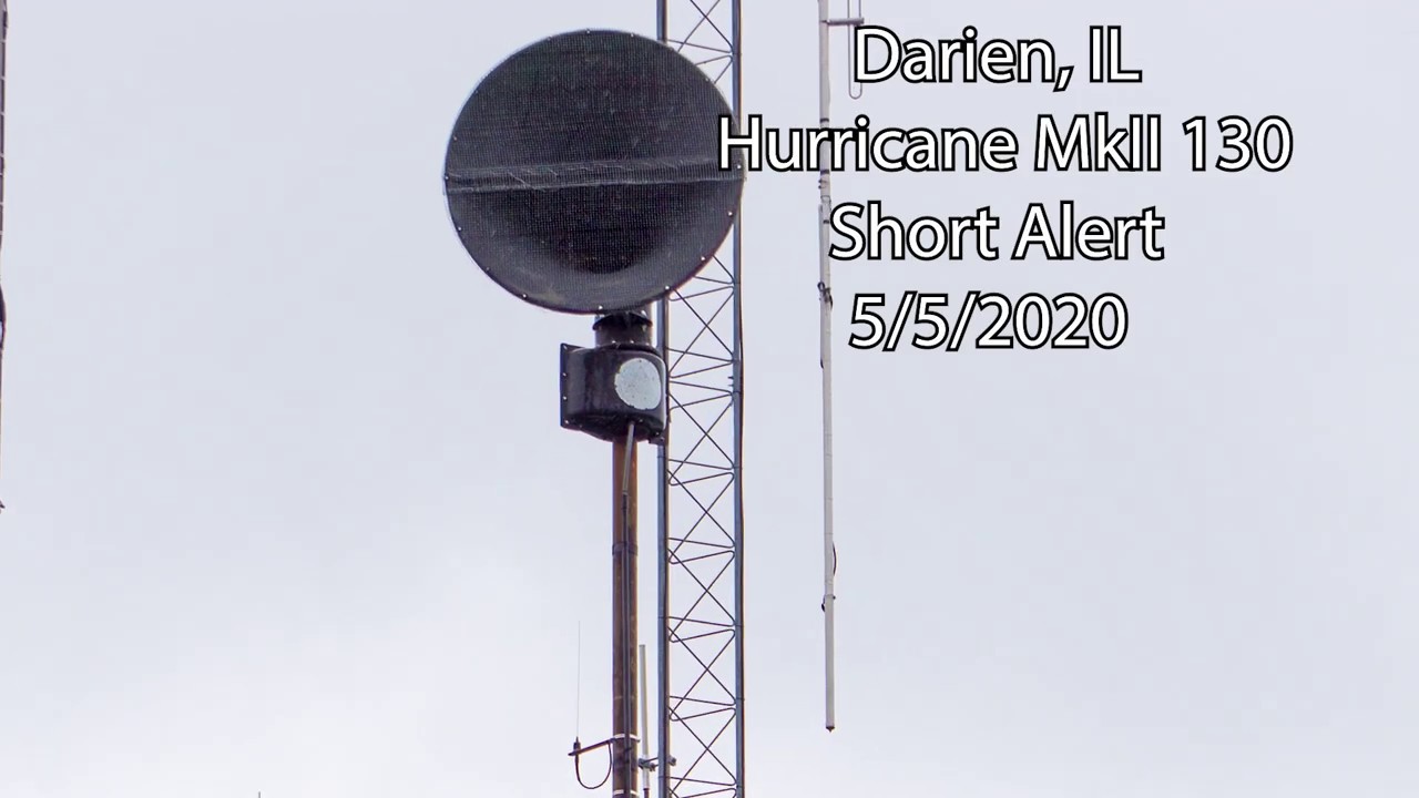 Darien, IL, ACA Hurricane MKII 130 Short Alert, 5-5-2020