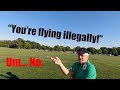 a CITY OFFICIAL tried to STOP me from flying my RC Plane... it didn't work.