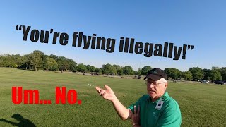 a CITY OFFICIAL tried to STOP me from flying my RC Plane... it didn't work.