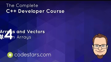 Built In Arrays - The Complete C++ Developer Course